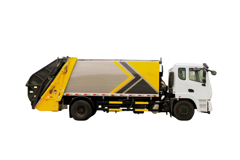 【定安壓縮式垃圾車，助力城市垃圾分類】
